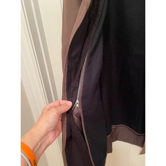 Gallery Petite Brown Coat REMOVEABLE LINING WOMEN'SSZ  PM Polyester/Acrylic Blen - Picture 4 of 14